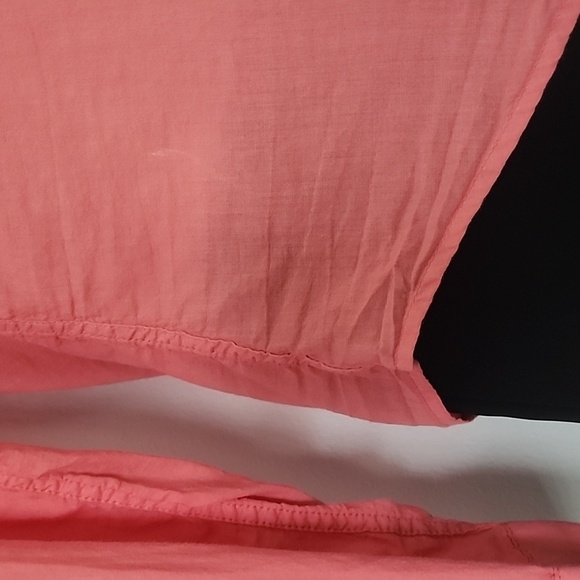 Frank & Eileen Barry Button Up Top In Famous Denim Grapefruit Size XS - Picture 10 of 15